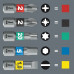 WERA 867/4 IMP DC IMPAKTOR TORX® BITS, TX 40 X 50 MM