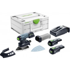 FESTOOL ACCU-VLAKSCHUURMACHINE DTSC 400 3,1 I-PLUS MET 2 ACCU EN OPLADER