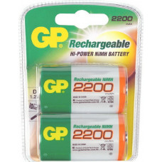 BATTERIJ OPLAADBAAR 2 X D 9000MAH GP RECYKO+