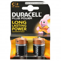 BATTERIJ DURACELL PLUS POWER LR14 2XC BLISTER á 2