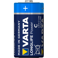 BATTERIJ VARTA HIGH ENERGY C/R14 BLISTER á 2