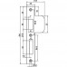 SLUITPLAAT RVS 25X192MM RECHTHOEKIG VERLENGD DRAAIRICHTING 2+4 VP4139