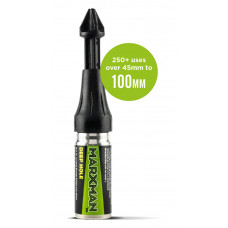 SPRAY MARKER VOOR EXTRA DIEPE GATEN VAN 45 TOT 100MM GROEN (ZWARTE DOP)