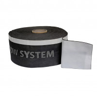 LUCHTDICHT BOUWEN TAPE 150MM SWS OUTSIDE "EXTRA" 30 M PER ROL ZWART