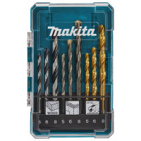 MAKITA BORENSET 9-DELIG HOUT/METAAL/STEEN D-71962