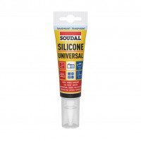 UNIVERSELE SILICONENKIT SOUDAL 80 ML TRANSP