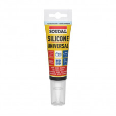 UNIVERSELE SILICONENKIT SOUDAL 80 ML TRANSP