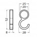 SCHUIFHAAK D= 19MM