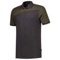 POLOSHIRT BICOLOR NADEN DARKGREYARMY XL