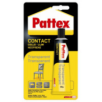 PATTEX CONTACTLIJM TRANSPARANT TUBE 50 GRAM