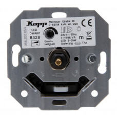 KOPP LED WISSELDIMMER DRUK-DRAAI, LED 3 - 35 W