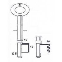 DOP KLAVIERSLEUTEL CARAVAN/BORST R6