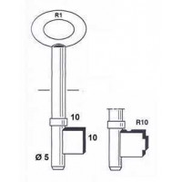 DOP KLAVIERSLEUTEL CARAVAN/BORST R10