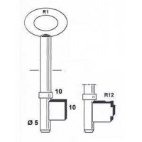 DOP KLAVIERSLEUTEL CARAVAN/BORST R12