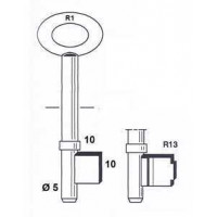 DOP KLAVIERSLEUTEL CARAVAN/BORST R13