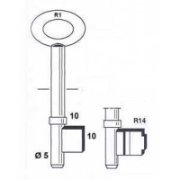 DOP KLAVIERSLEUTEL CARAVAN/BORST R14