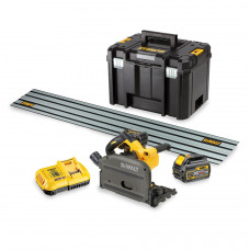 DEWALT 54V INVALZAAG 2X BATTERIJ 1.5M RAIL