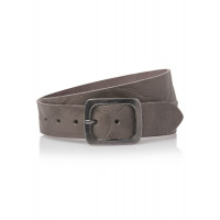 LEDEREN RIEM. TIMBELT 707 TAUPE 85CM