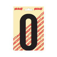 PLAKLETTER NOBEL 150MM ZWART O