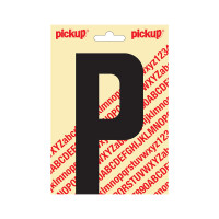 PLAKLETTER NOBEL 150MM ZWART P