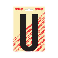 PLAKLETTER NOBEL 150MM ZWART U