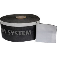 LUCHTDICHT BOUWEN TAPE 200MM SWS OUTSIDE "EXTRA" 30 M PER ROL ZWART