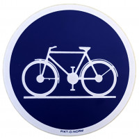 STICKER FIETS Ø 90MM