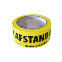 TAPE "1,5MTR AFSTAND HOUDEN" 50MM X 66MTR