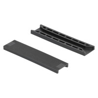 PVC TUNNELBLOKJE 24X6 MM ZWART