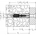 FISCHER MUURPLUG DUOPOWER 5X25