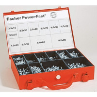 FISCHER SPAANPLAATSCHROEF ASSORTI DOOS