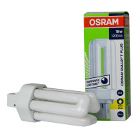 SPAARLAMP OSRAM DULUX T 18W / 830 GX24D2 2-PINS