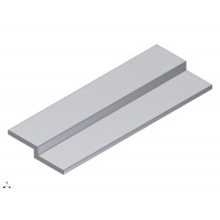 ALUMINIUM BLANK Z PROFIEL 16X6X16X2