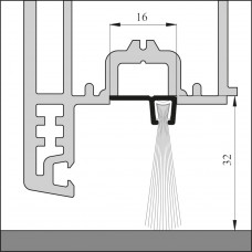 TOCHTPROFIEL / BORSTELPROFIEL IBS-90-32 ELLEN