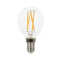 LEDLAMP 4W FILAMENT E14 P45 WARMWIT