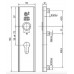 VEILIGHEIDSSCHILDEN SKG*** R PC72 RECHTHOEKIG 190X50MM NEMEF 3406