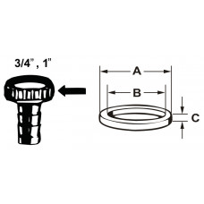 DICHTING SLANGVERBINDING