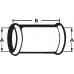 DUBBELE MOF VOOR SIFON 32MM MESSING VERCHROOMD [TEC318206]