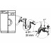 HOEK-VERBINDING + CONDENS AANSLUITING 1" KUNSTSTOF GRIJS [TEC356393R]