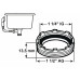 REDUCTIERING + RUBBERRING SPOELBAK 1 1/4"BINNEN - 1 1/2"BUITEN GRIJS [TEC356404R]