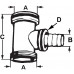 T STUK VOOR WASTAFEL-GEURAFSLUITER 1 1/4" MESSING VERCHROOMD [TEC356260]