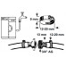 SLANGTULE 1" BUITENDRAAD MESSING TULE MET SLANGKLEM