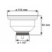 AFVOERPLUG SPOELBAK AFSLUITBAAR 1 1/2" GRIJS [T352020R]