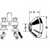 ROZET VOOR S-KOPPELING 3/4" 65X25MM VERCHROOMD PER 2 STUKS [TEC321025]