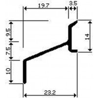 LEKDORPEL WATERSLAG 23,2MM GEANOD.