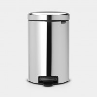 BRABANTIA NEWICON PEDAALEMMER 12L BRILLIANT STEEL