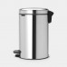 BRABANTIA NEWICON PEDAALEMMER 12L BRILLIANT STEEL