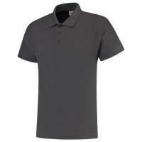 POLOSHIRT 60°C WASBAAR DONKERGRIJS L