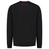 SWEATER ACCENT ZWART/ROOD XL