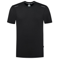 T-SHIRT ACCENT ZWART/GRIJS M